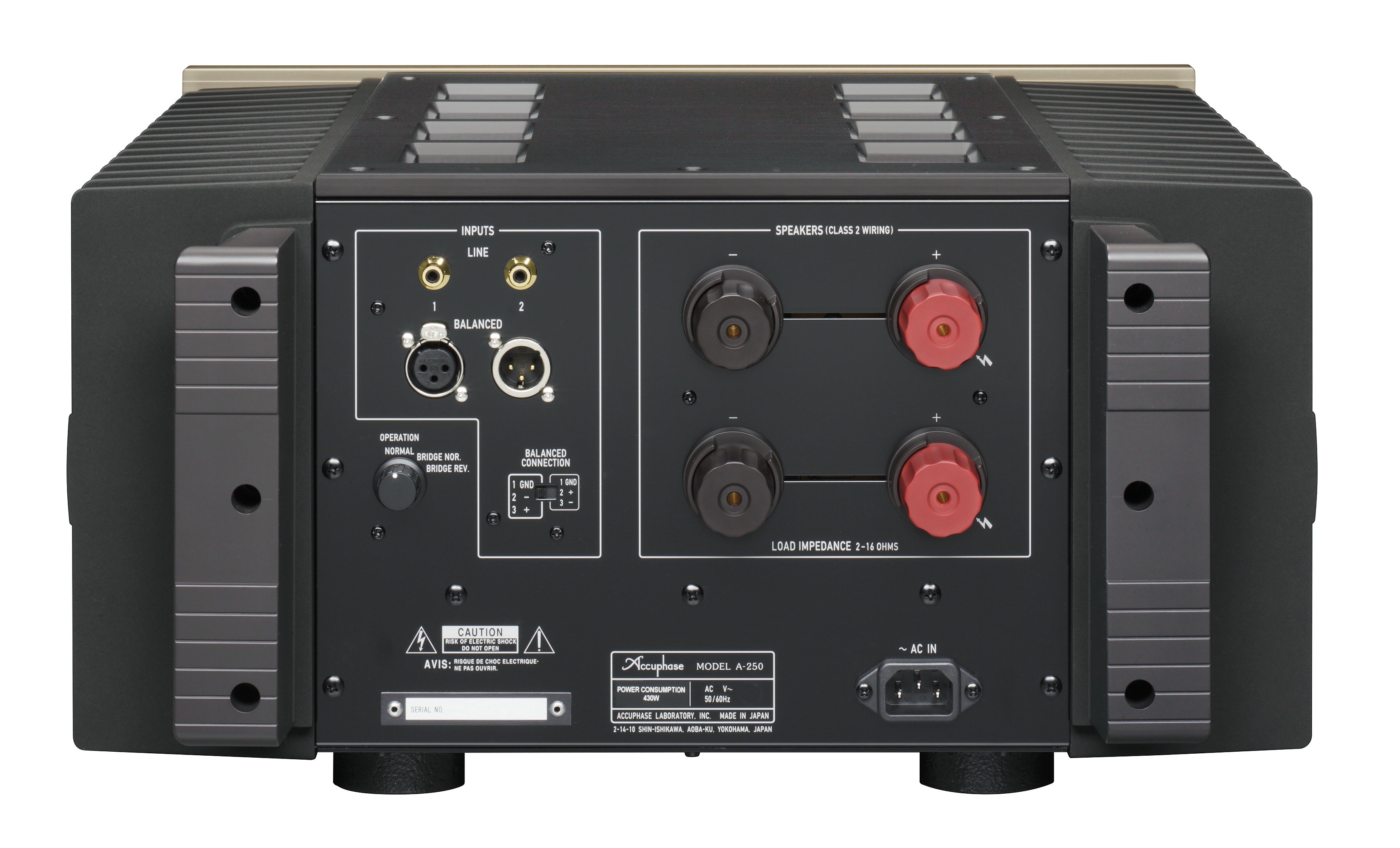Accuphase A-250: Klasse-A-Mono-Leistungsverstärker
