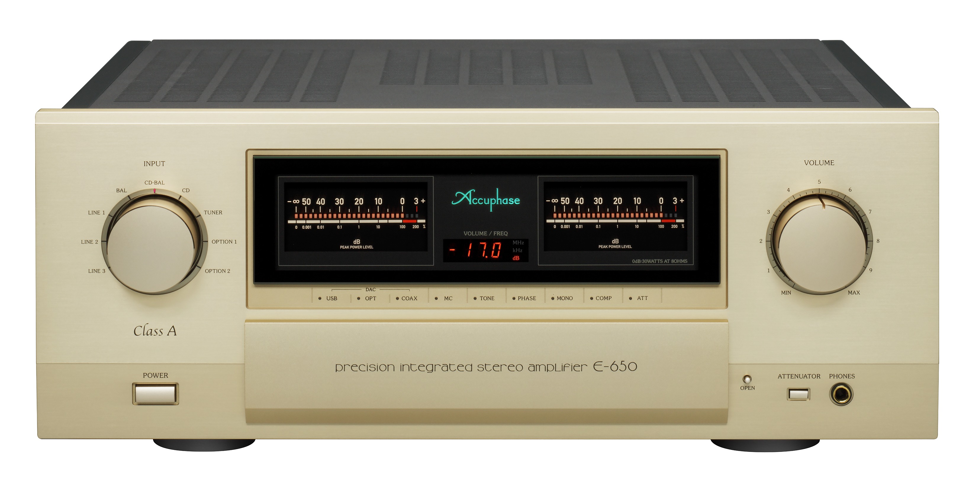 Accuphase E-650: Klasse A Stereo-Vollverstärker