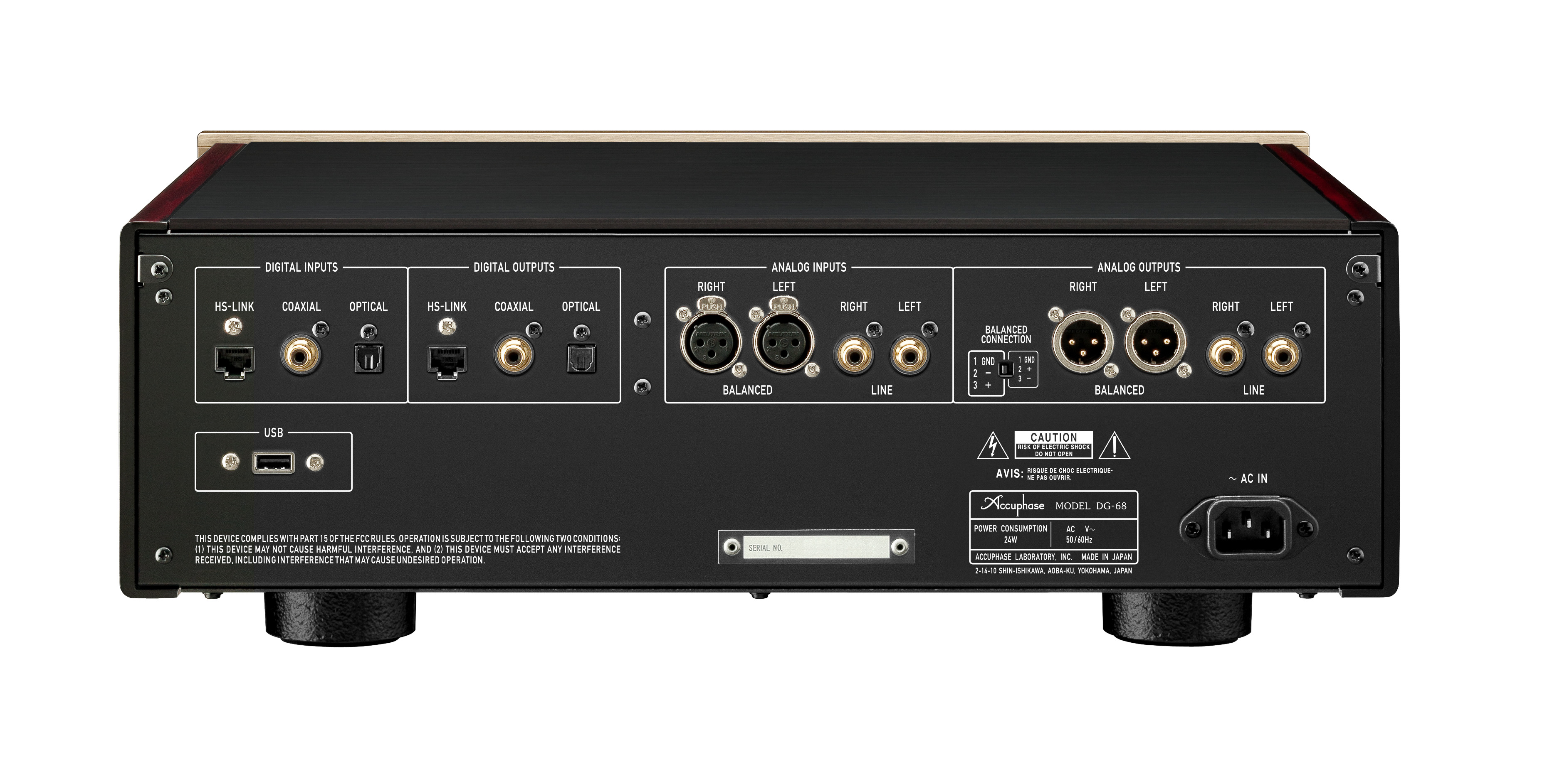 Accuphase DG-68: Digital Voicing Equalizer